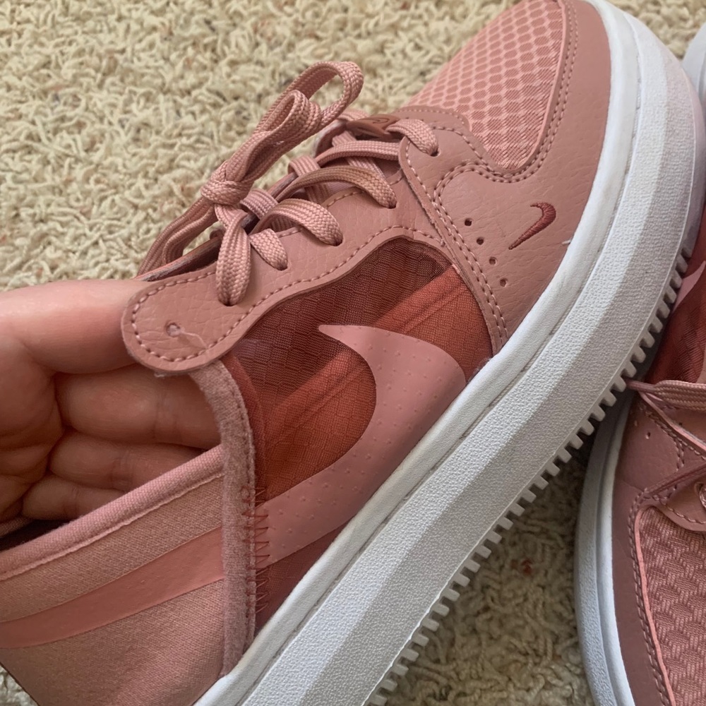 Pink Nike Platforms Shoes